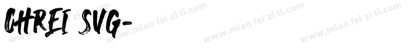 chrei svg字体转换